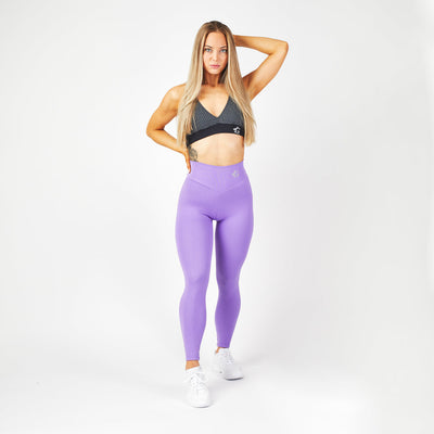 Leggings, Honeycomb-mönster, Lila