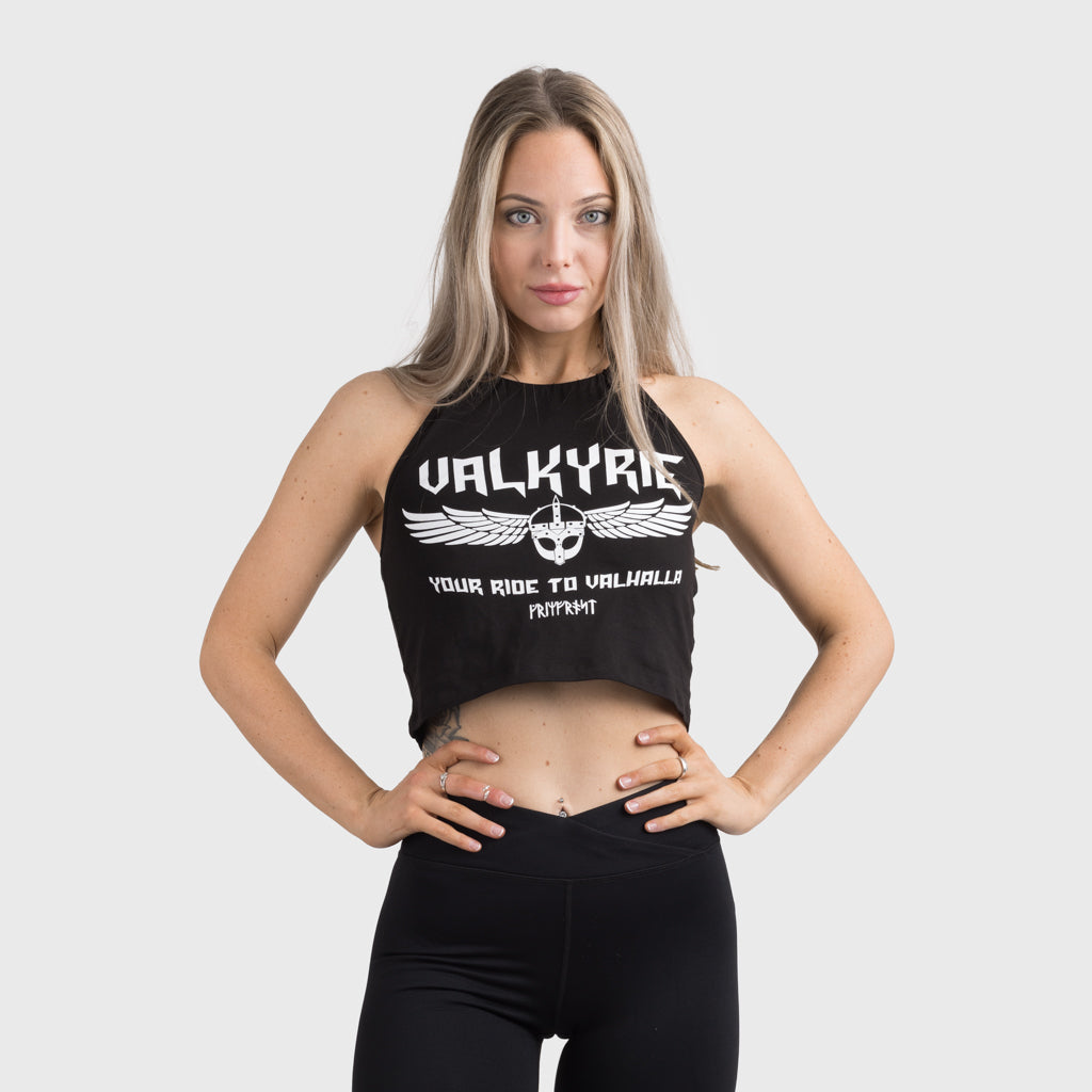 Crop Top, Valkyrie, Svart