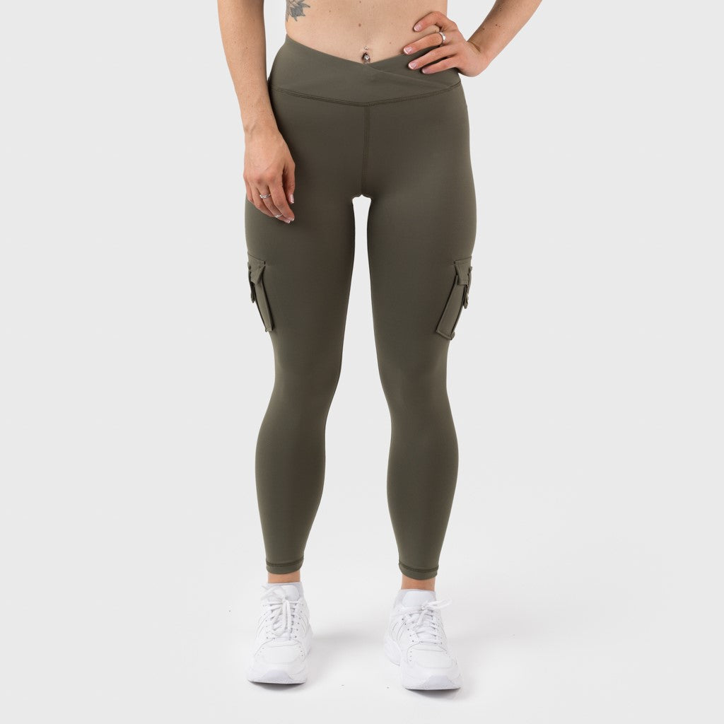 Cargo Leggings, Grön