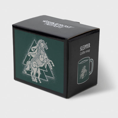 Kaffemugg, Sleipnir, Grön