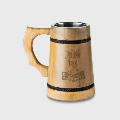 Tankard, Mjolnir, Wood