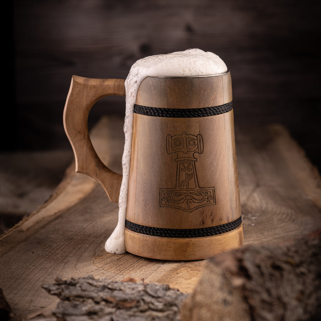 Tankard, Mjolnir, Wood