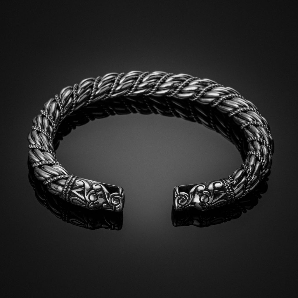 Premium Viking Armring, Silver