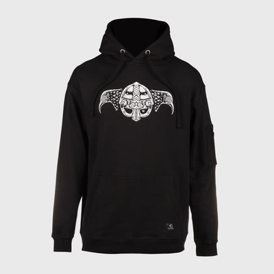 Premium Hoodie, Odin & Ravens, Black