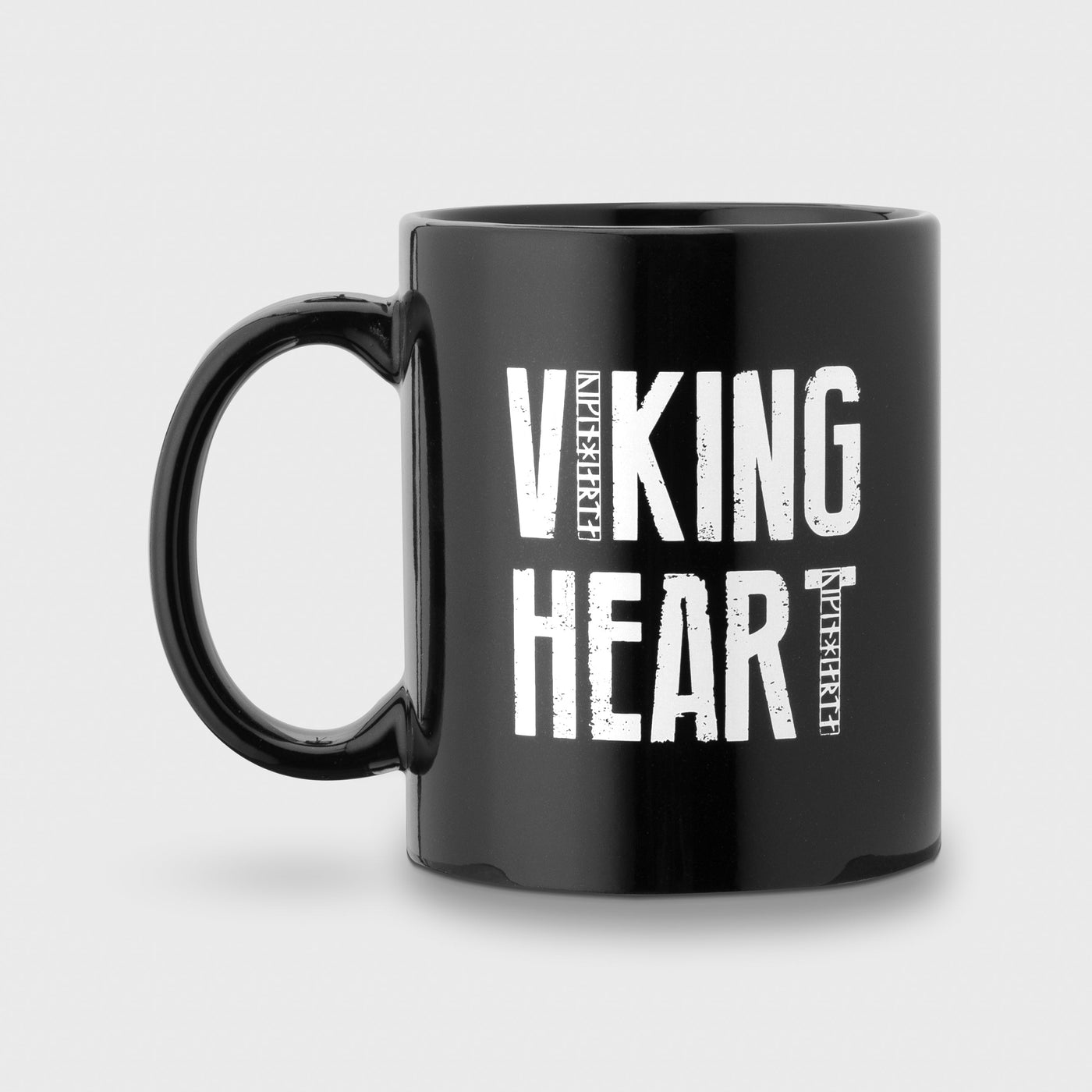 Kaffemugg, Vikingahjärta, Svart