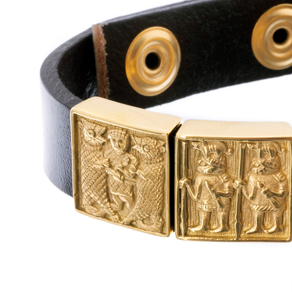 Armband, Torslunda, Guldfärgat stål