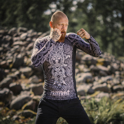 Grimfrost Rashguard, Knutmönster