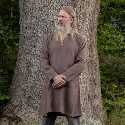 Viking Linen Tunic, Brown