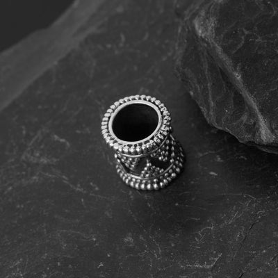 Premium Beard Ring, Silver