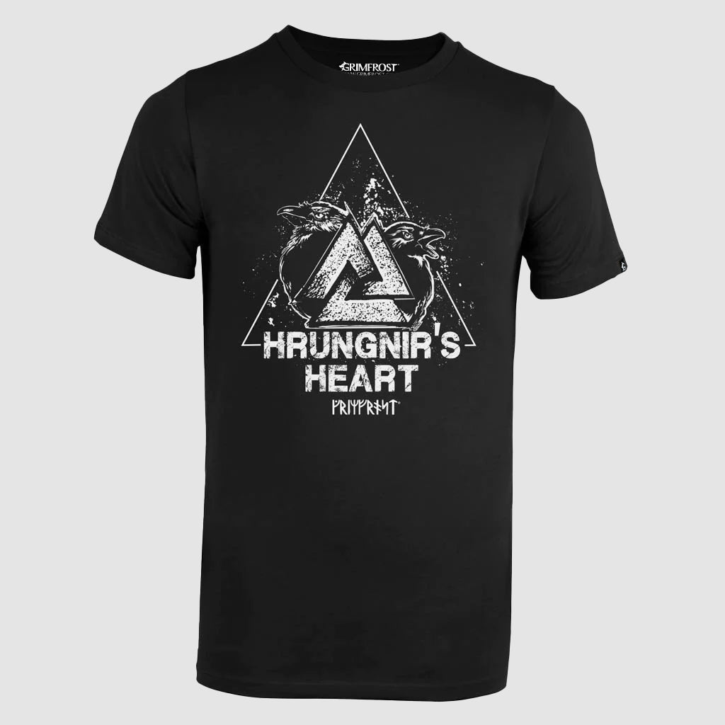 Premium Tee, Hrungnir's Heart, Svart