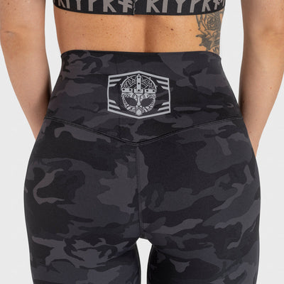 Leggings, Svart camo