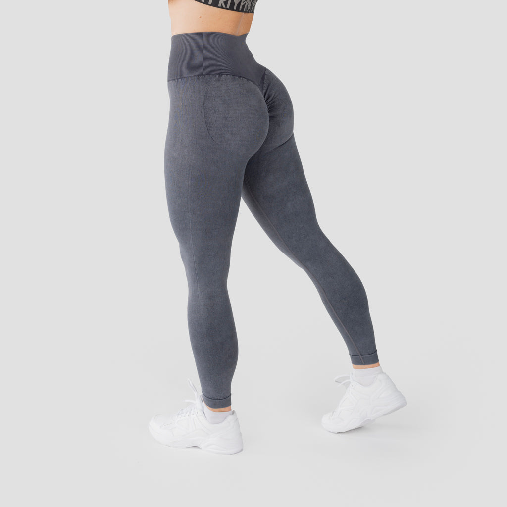 Scrunchleggings, Tvättade Jeans