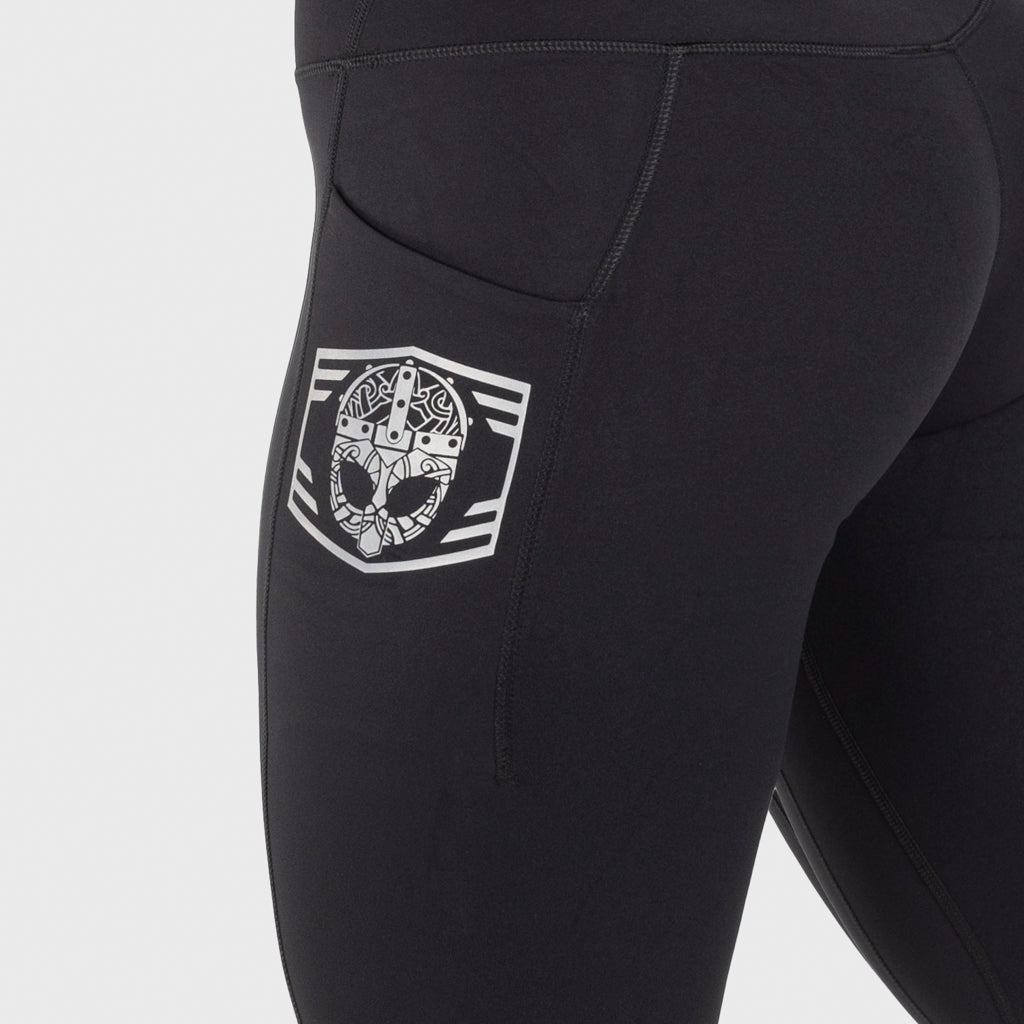 Clan Helmet Leggings, Black