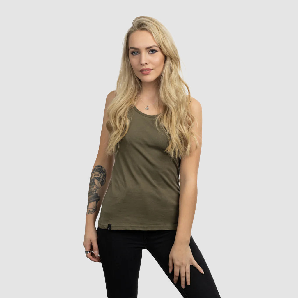 Women's Premium Tank, Grimfrost, Green