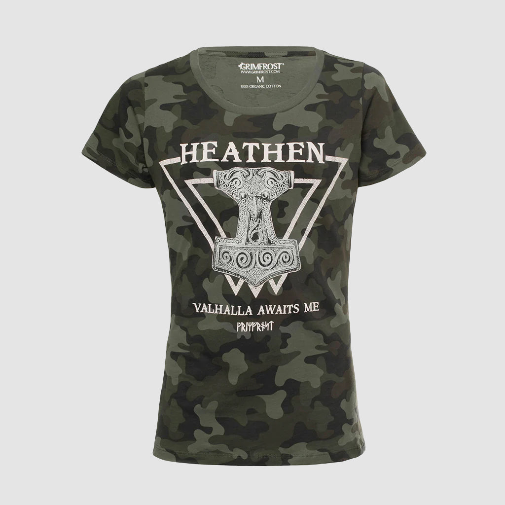 Premium T-shirt, Heathen, Camo