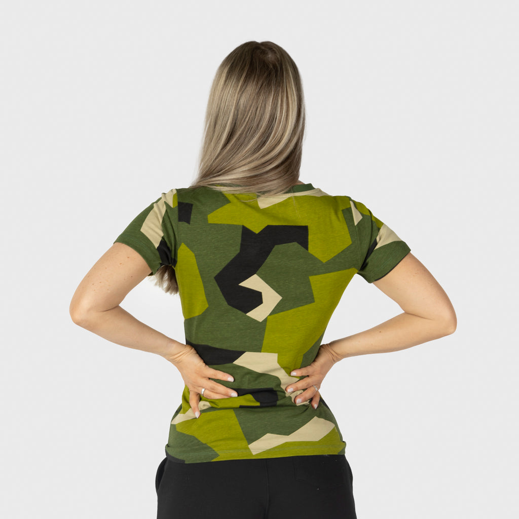 Premium T-shirt, Valkyrie, M90 Grön Camo