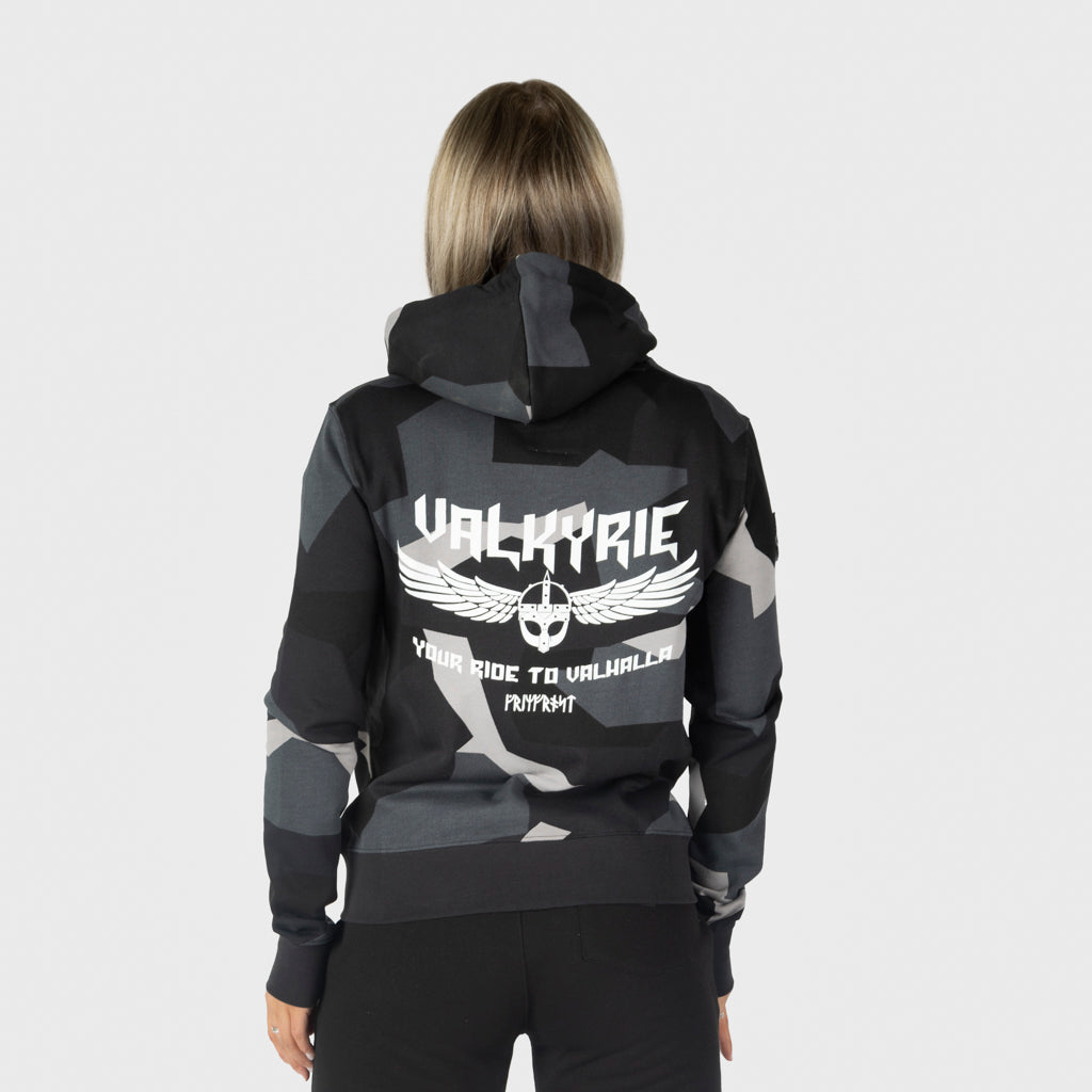 Women's Premium Zoodie, Valkyrie, M90 Grey Camo