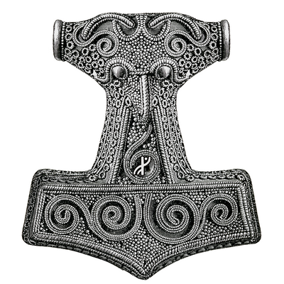 Stickers - Bumper Sticker, Mjolnir - Grimfrost.com