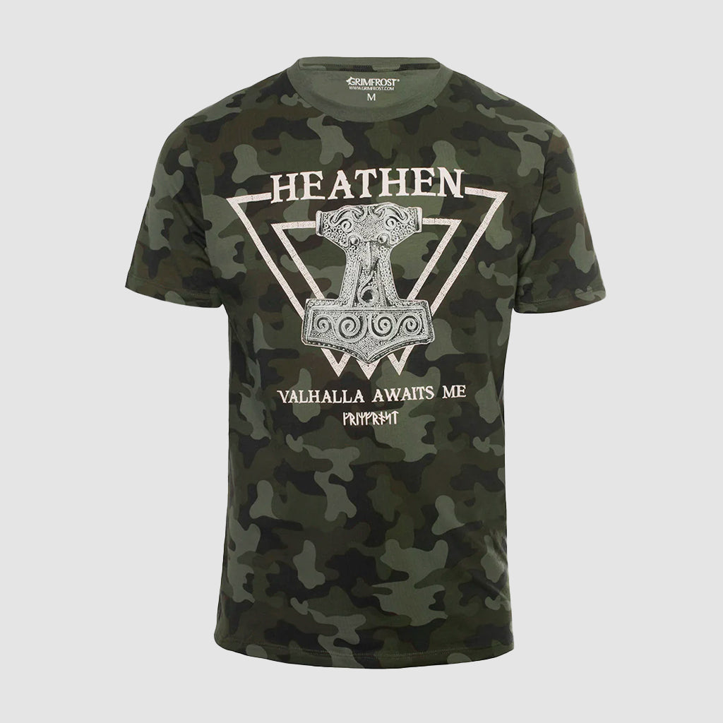 Premium t-shirt, Heathen, Camo