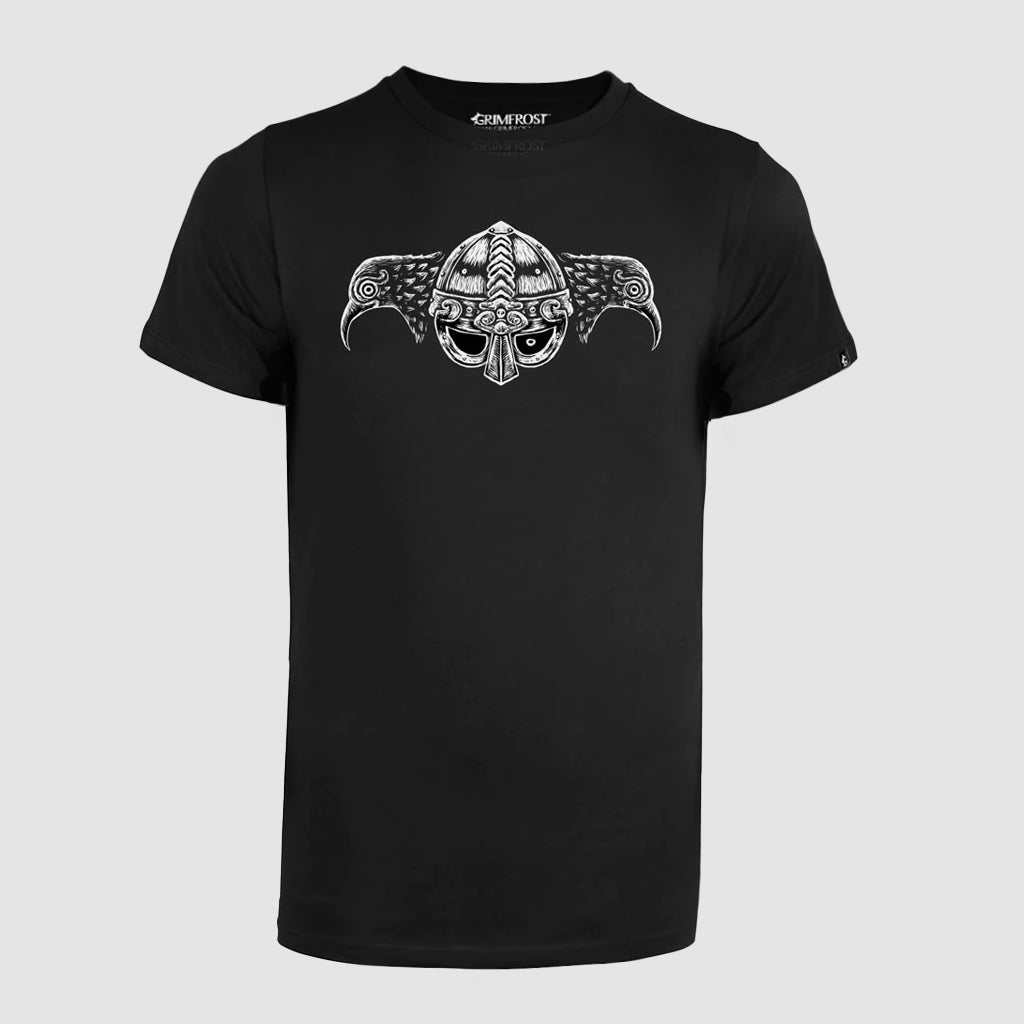 Premium Tee, Odin & Ravens, Svart