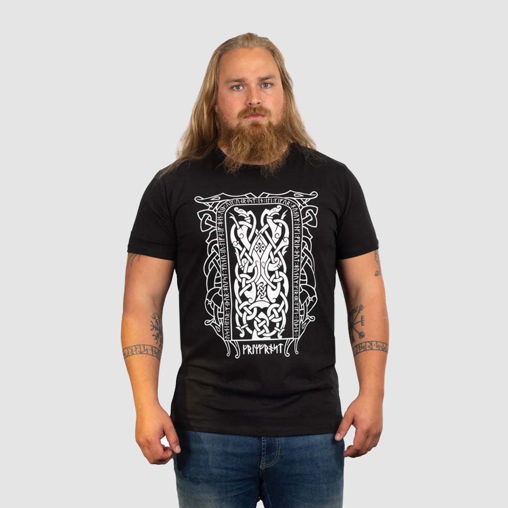 Premium Tee, Runestone, Svart