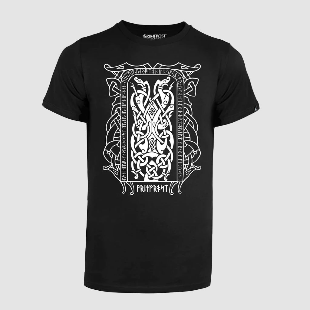 Premium Tee, Runestone, Svart