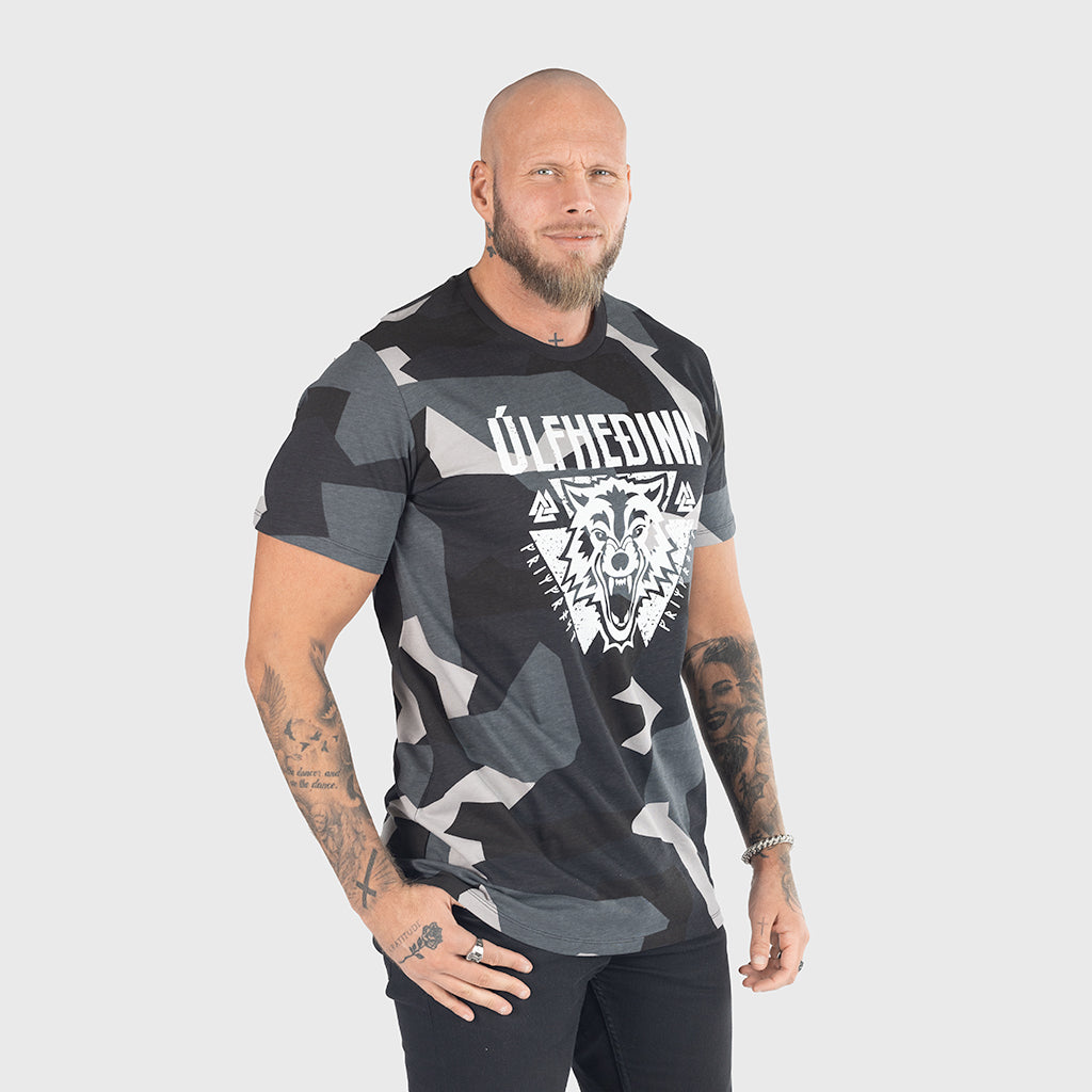 Premium t-shirt, Ulfhedinn, M90 Grå Camo