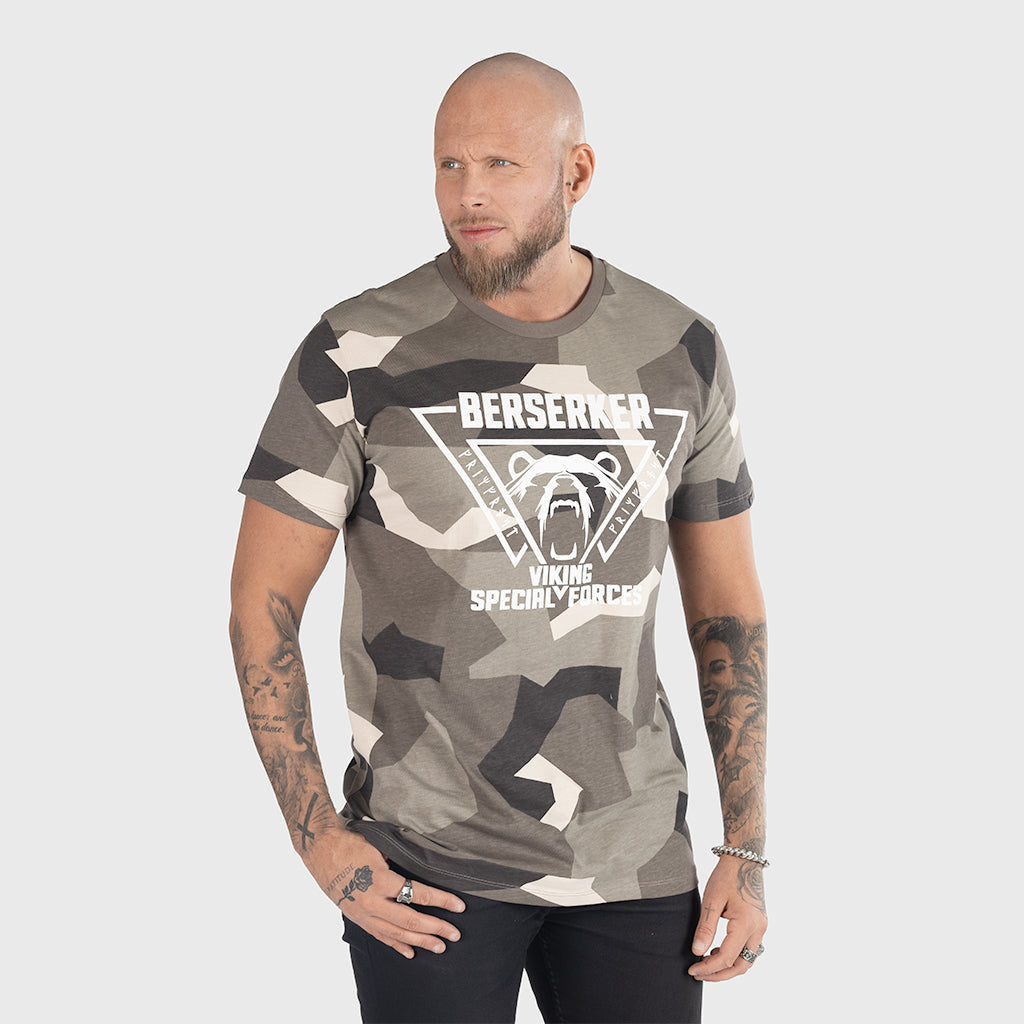 Premium t-shirt, Berserker, M90 Brun Camo