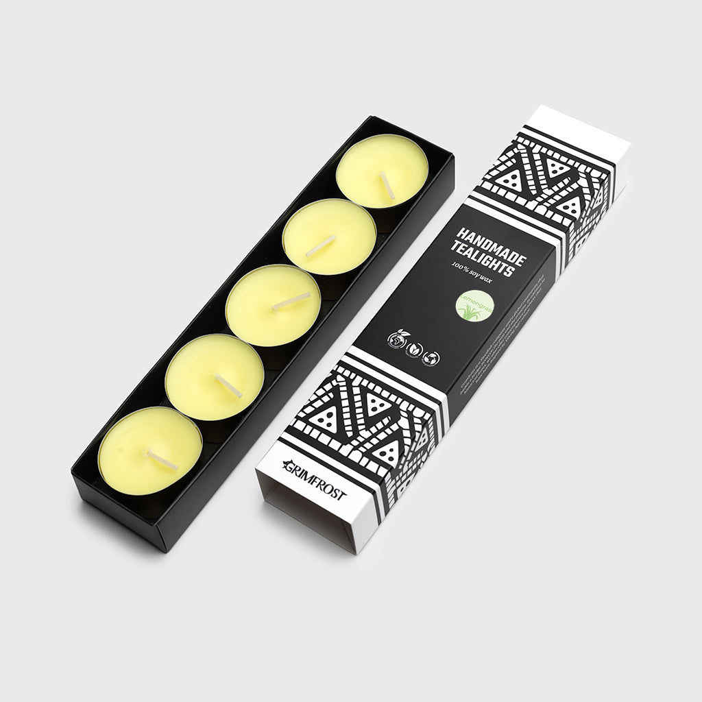 Soy Wax Tealights, Lemongrass