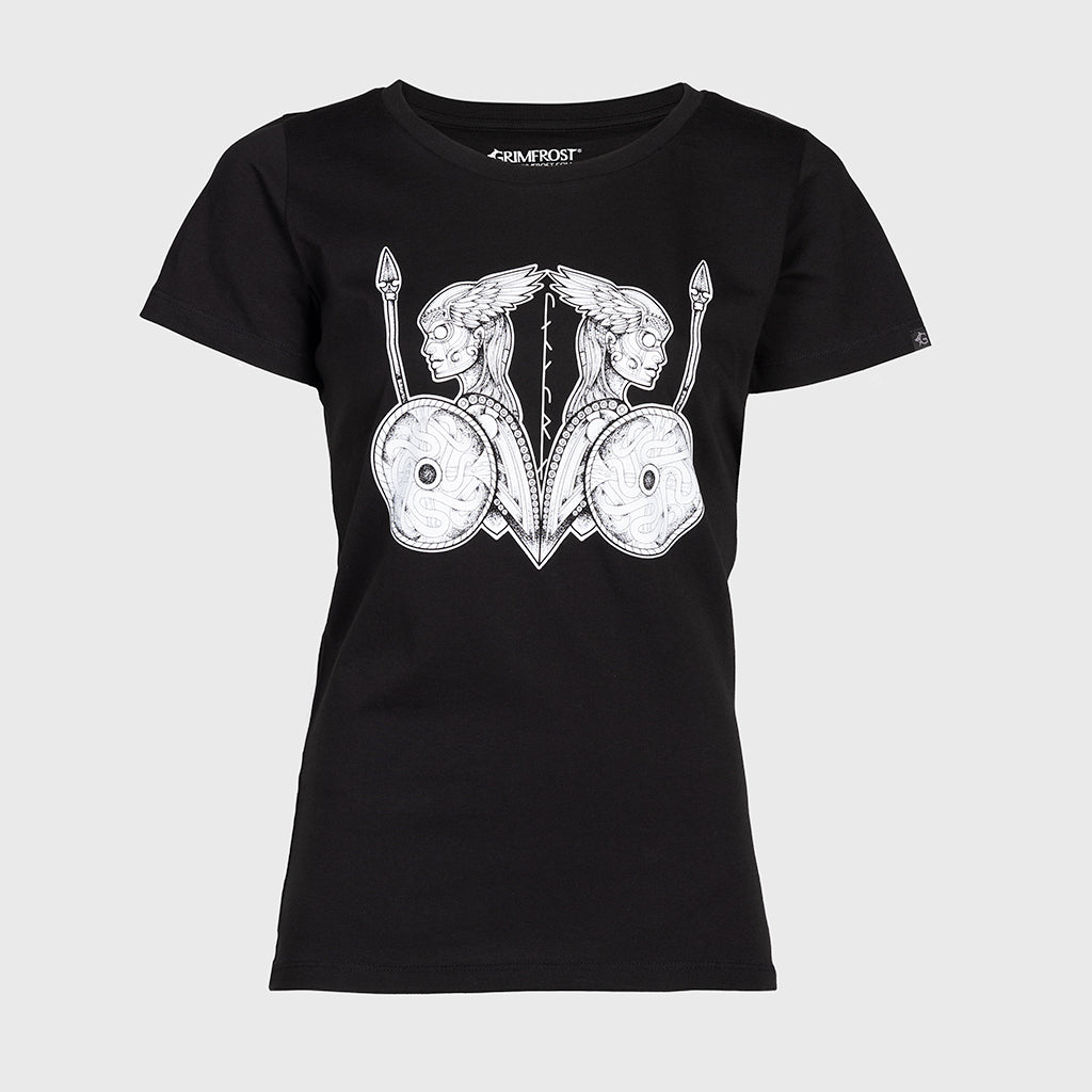 Premium T-shirt, Valkyria, Svart